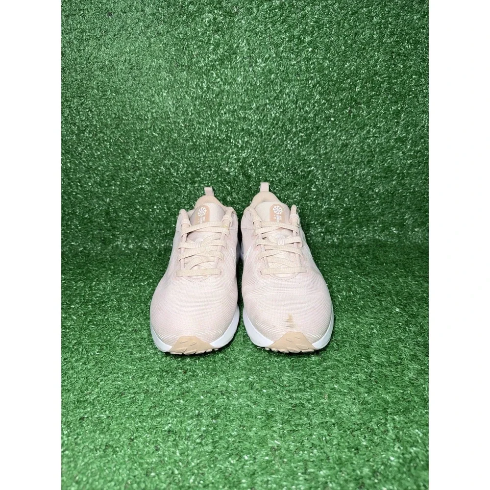 Nike Downshifter 12 Womens Size 6 Pink‎ White Walking Running Shoes Sneakers